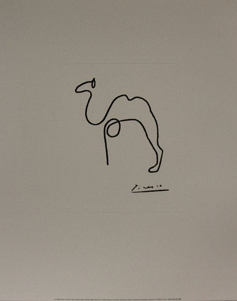 Pablo Picasso , The Camel , 40 x 50 cm